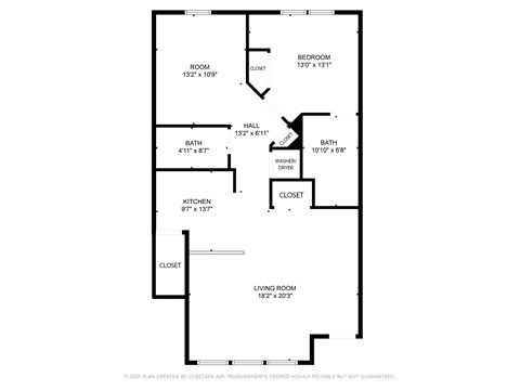 A black and white image of a floor plan for a house.